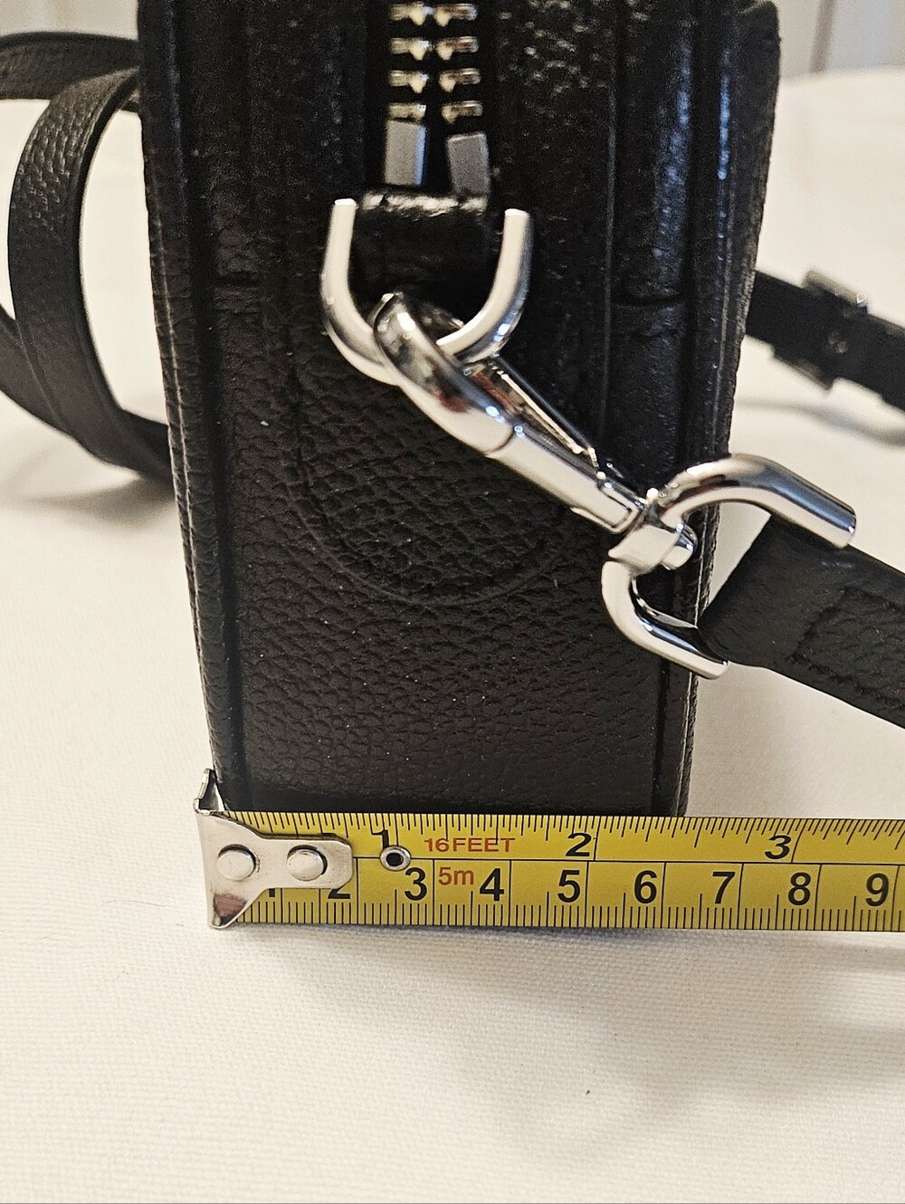 Michael Kors Black Pebbled Leather Crossbody with Tassel - Picture 8 of 8